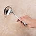 IMEEA Small Sauce Ladle with Pouring Spout 18/10 Stainless Steel Sauce Drizzle Spoon, 7inch