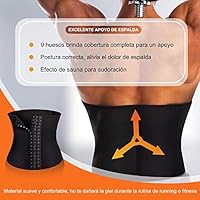 Bingrong Faja Reductora Adelgazante Hombres Faja Reductora ...