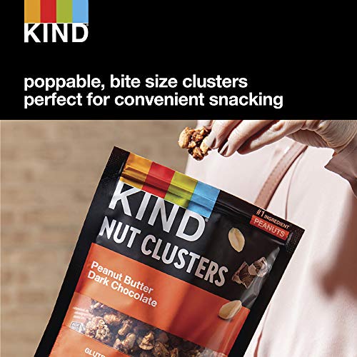 KIND Snack Nut Clusters, Peanut Butter Dark Chocolate, Gluten Free
