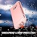 WeLoveCase Galaxy S8 Plus Wallet Case, Galaxy S8 Plus Case Card Holder Wallet Cover with Stand & Mirror 3 in 1 Hybrid Shockproof Heavy Duty Full Protective Case for Samsung Galaxy S8 Plus - Rose Gold
