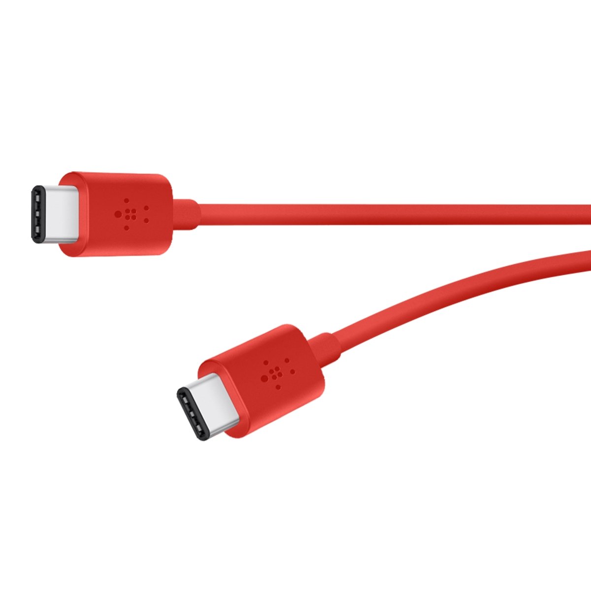 Belkin USB-C to USB-C Cable, 1.8 m (USB-IF Certified, 480 Mbps, Compatible with MacBook Pro, Google Pixel, Huawei P9, Nexus 5x, Nexus 6P, OnePlus 2, Nintendo Switch and More USB-C Devices) - Red