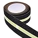Cosmos ® Black Self-adhesive Non Slip Safety Grit Stair Tape with Yellow Reflective Strips, 2