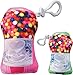 iscream Pink & Green Gumball Machine Photoreal Print Microbead Filled Backpack Keyring Clip - One Color on Each Side