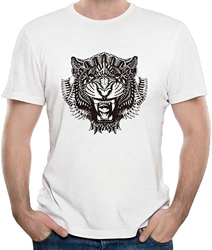 Black Tiger Army Animal Men Fashion Tee Shirts
