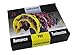 YMC Half Moon EZ Grip Tambourine 20 Jingles Metal Jingles Hand Held Percussion - Pink
