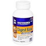 Enzymedica - Digest Basic + Probiotics, Essential Digestive Enzymes with Probiotics, 90 Capsules (FFP)