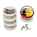 SUOCO Wood Screws Phillips Flat Head Self-Tapping Colored Zinc Assortment Kit 4 Sizes, 530-Piece