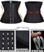 KissFit 100% Durable Latex Waist Trainer Cincher Shaper Black