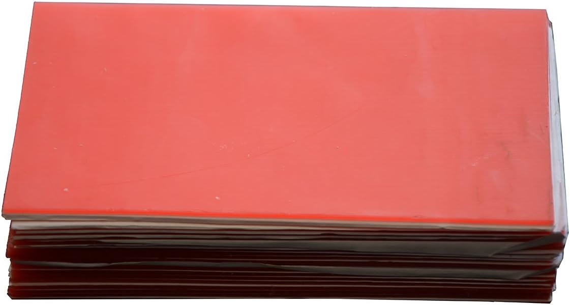 TJIRIS 2.0mm Red Base Plate Wax Modeling Waxing Sheet 30 Boxes - - 