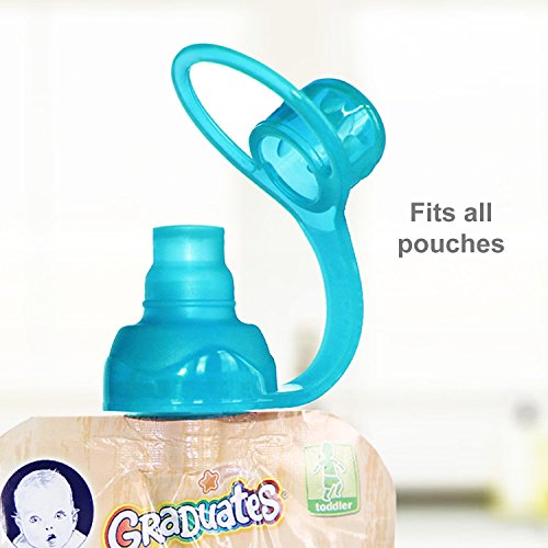 ChooMee SnakPack Reusable Food Pouch + 2 SoftSip Tops | Soft Touch, Premium Zipper | 4 CT, 5 oz - Thumbnail 2