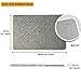 INSTANTARTS Black Boston Terrier Printed Soft Flannel Mats for Bedroom Bathroom Home Decoration
