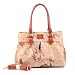 Aibag Korean Vintage Retro World Map Leather Messenger Bag Shoulder Bag