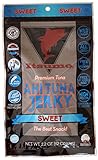 Itsumo Wild Ahi Tuna Fish Jerky Sweet Flavor (4 Packs) - Premium Sashimi Grade Yellowfin Tuna Fish - Healthy & All Natural Ingredients - Paleo & Gluten Free Protein Snack
