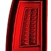 AKKON - For 2003-2006 Silverado 05-07 Silverado Hybrid Pickup Truck Red Clear V2 LED Tail Lights Brake Lamps Pair