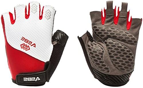 SBD VEBE Mens Professional Biking Half Finger Gloves Cycling Accessaries,Red,XL by sibeidi