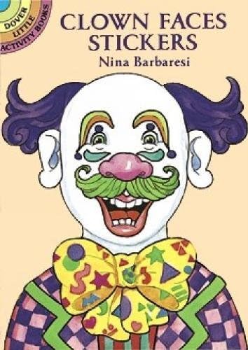Clown Faces Stickers (Dover Little Activity Books) Paperback – August 6, 1992