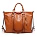 SiMYEER Women Casual Handbags Pu Leather Shoulder Bag Messenger Tote Bag Top Purse