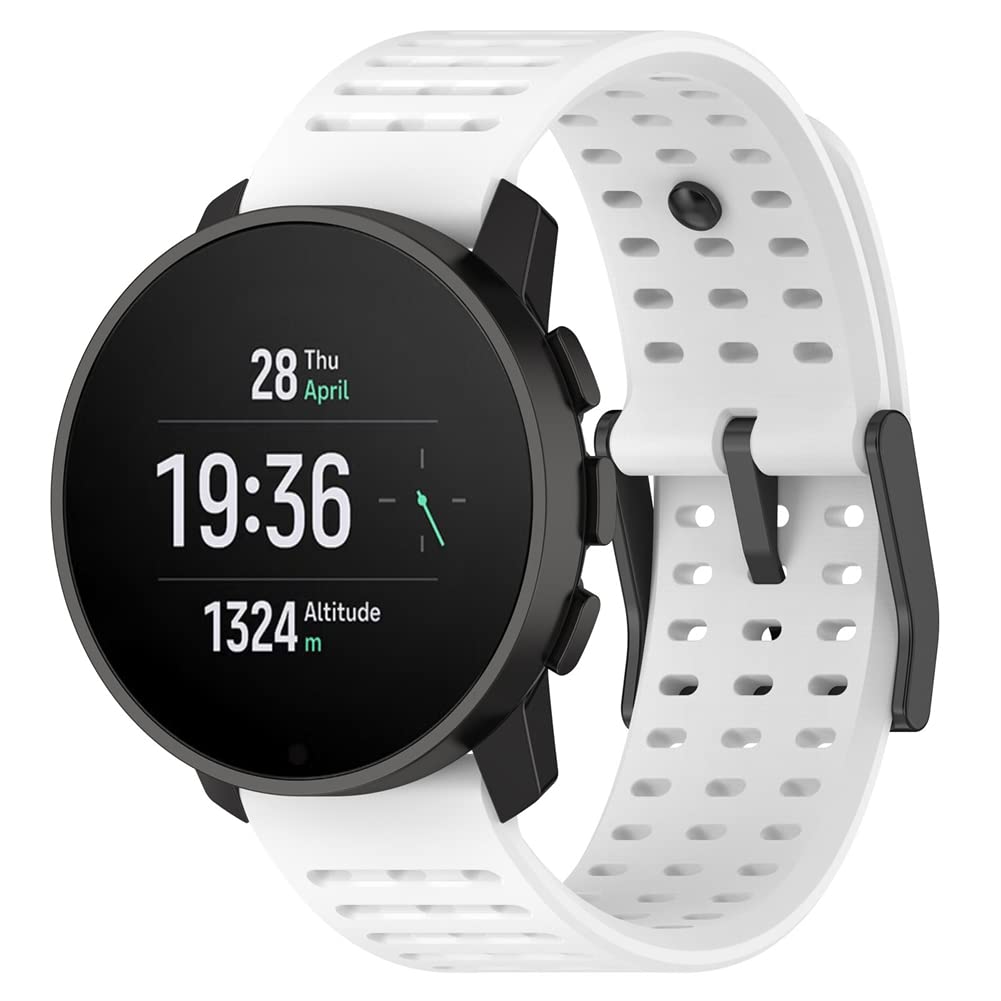 Tyogeephy Straps for Suunto 9 peak pro/Vertical/Urband 7/ATHLETIC 1, Replacement Bracelet in Anti-Lost Silicone Designed Fitness Tracker Accessories