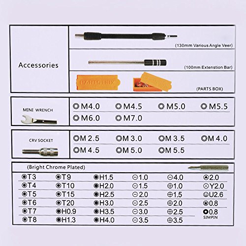 Keifen JM-8150 52 in 1fionelle präzise Schraubendreher multifunktionale Satz satz Tools für ys PC elektronische Wartung – Bild 4