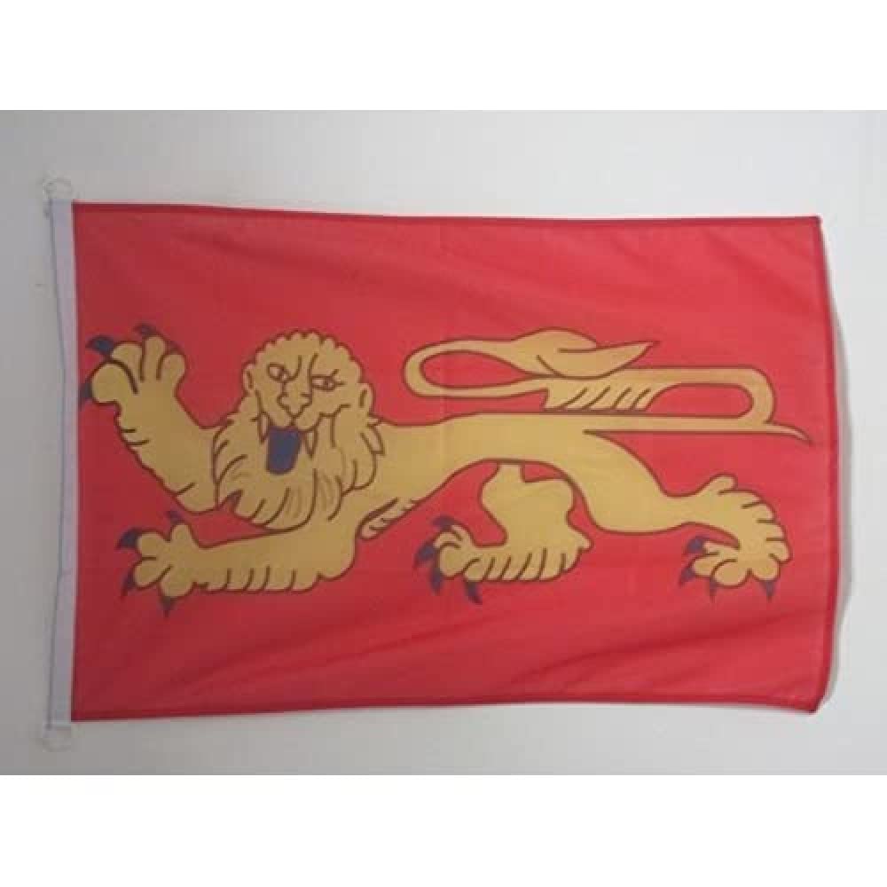 AZ FLAG - Aquitaine Flag - 2x3 Ft - For Outdoor - French region of Aquitaine Banner Knitted Polyester with Two Plastic Rings - Fade Resistant - Vivid Colors - 2' x 3' Feet - 90x60 Cm