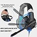 SNOBLASS Gaming Headset PC Game Xbox one, Gift Christmas Gaming Headset for PS4 with Microphone Stereo Wired Over Ear LED Light & Volume Control for PC/Switch/Laptop/Ipad/Smartphonethumb 2