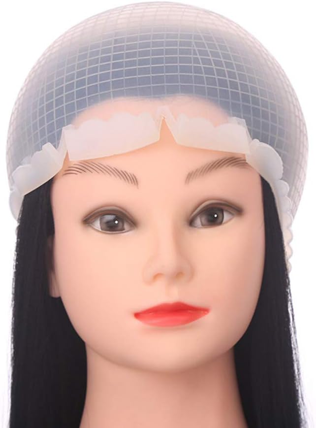 Beaupretty Hair Dye Caps Professional Silicone Highlighting Caps