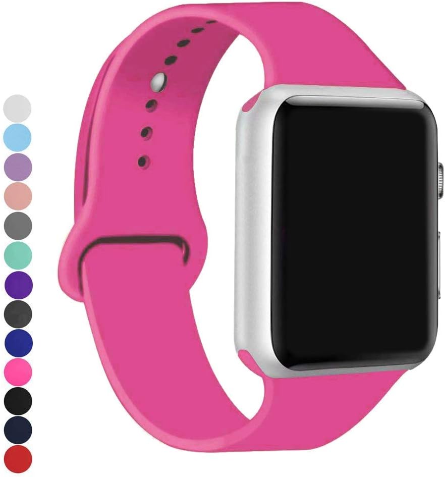 a8Miss Sport Band Compatible for Apple Watch 38mm 42mm Series 1, Series 2,Series 3 or 40mm 44mm Series 4 Series 5 Series…