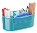 PAG Desk Organizers and Accessories Storage Caddy, Office Supplies Desktop Organization, Office Decor Mesh Pencil Holder, 9 Compartments, Blue
