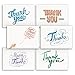 Hand Painted Watercolor Thank You Note Cards 48 Bulk - Lovely, Like Handmade Cards Box Set - Contains Blank Cards with Envelopes - 6 Special Designs by Papertopia