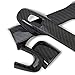 Kadore Front Door Handles Cover Trim for Toyota C-HR CHR 2018 2019 2020 2021 Carbon Fiber Style 4-pc