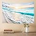 PROCIDA Home Tapestry Wall Hanging Nature Art Polyester Fabric Sea Beach Theme, Wall Decor For Dorm Room, Bedroom, Living Room, Nail Included - 60