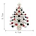 Christmas Brooch Pins - Great Deal 9-Pack Rhinestone Crystal Christmas Brooch Pin Set for Xmas Ornament Gifts