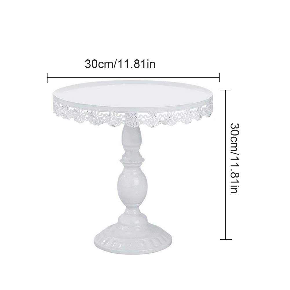 Postre Cupcake Display Pedestal Placa de pastelería de anaquel de Snack