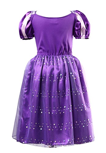 Little Girls Princess Rapunzel Dress Costume