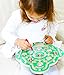 TOWO Wooden Snakes and Ladders Magnetic Labyrinth Board Game-Wooden Board Game and Magnetic Maze Puzzle Board Children Toys 3 Year Kids Montessori Math Numbers Travel Quiet Toddlers Busy Board