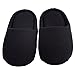 ofoot Women's Indoor Slippers,Memory Foam Washable Cotton Non-Slip Home Shoes(2-Black,US 7-8)