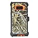 Samsung Galaxy S8+ Case-Heavy Duty Full Body Protective Rugged Holster w/ Belt Clip,Shock Resistant Case Cover for Galaxy S8 Plus (Orange-Grass-Camo)