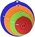 InfiDeals Suction Lid Food Cover Combo, Red/Green/Orange/Blue, Set of 4