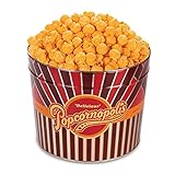 Popcornopolis Gourmet Popcorn 1.26 Gallon Tin (Cheddar)
