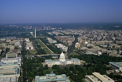 Amazon Com Aerial View Of Washington D C 2 Photographs Photographs