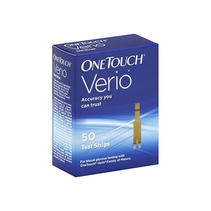 One Touch Verio Test Strips, 50 Count