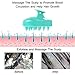 FREATECH Massager Shampoo Brush with Soft Silicone Bristles for Scalp Care, Shower Hair Scalp Scrubber Exfoliator for Dandruff Removal and Hair Growth, Wet & Dry for Men, Women and Kids, Green