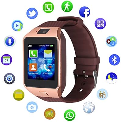 Kivors® DZ09 Reloj inteligente con Bluetooth, con correa ...
