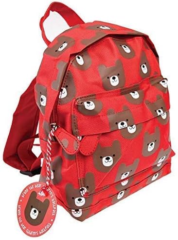 Adorable Bruno The Bear Kids Mini Backpack, Designer Rex London, Authentic Brand