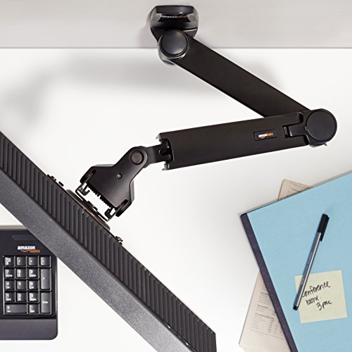 AmazonBasics Premium Wall Mount Monitor Stand Lift Engine Arm Mount