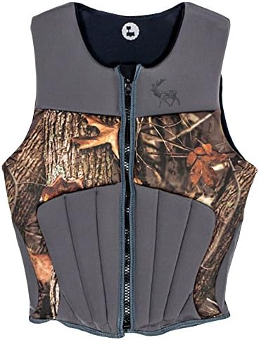 Pull Maritime Accessories Pillage Wakeboard Life Vest, Gray, XX-Large