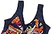 wantdo Women's High Waist Swimsuit Plus Size Swimdress Padded Beach Suit Feather 3XL US 12-14