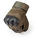 JIUSY Touch Screen Military Rubber Hard Knuckle Tactical Gloves Full Finger and Half Finger Cycling Motorcycle Gloves