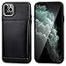 KIHUWEY Compatible with iPhone 11 Pro Max Wallet Case Credit Card Holder, Premium Leather Kickstand Durable Shockproof Protective Cover for iPhone 11 Pro Max 6.5 Inch(Black)