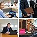 Fintie Case for Surface Pro 7 / Pro 6 - Premium Vegan Leather Slim Fit Folio Cover with Stylus Holder, Compatible with Microsoft Surface Pro 5 / Pro 4 / Pro 3 and Type Cover Keyboard (Rose Gold)